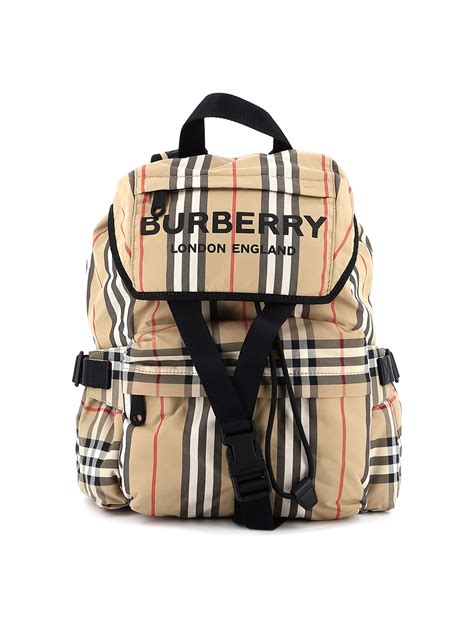 burberry logo nylon backpack|Burberry vintage backpack.